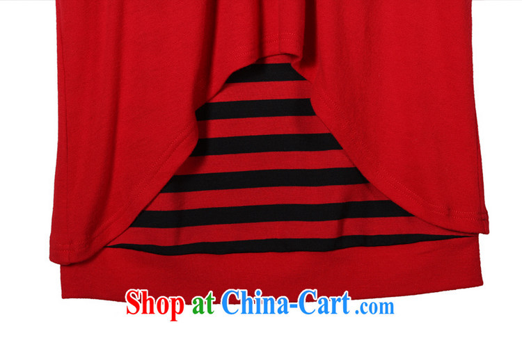 Thin (NOS) thick mm XL female black-and-white striped vest skirt dress two-piece long-sleeved T-shirt bat Y 20,041 big red code 3 XL 185 Jack the following pictures, price, brand platters! Elections are good character, the national distribution, so why buy now enjoy more preferential! Health