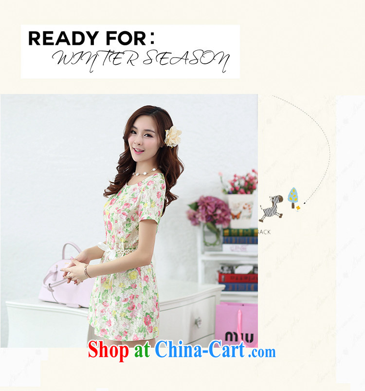 Tim in her 2015 summer new Korean Beauty short-sleeved debris blossoms, the code dress female D 349,987 toner take XXXL pictures, price, brand platters! Elections are good character, the national distribution, so why buy now enjoy more preferential! Health