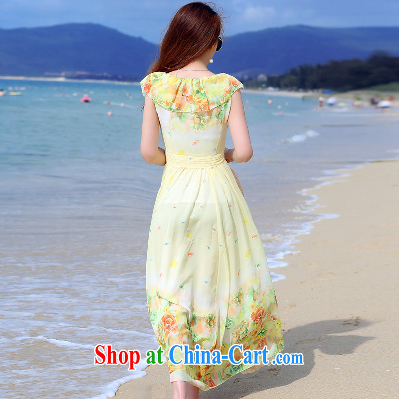 In accordance with his 2015 her new summer long bohemian style short-sleeved snow woven dresses D 350,715 Wong the big spend S, according to her, and, on-line shopping