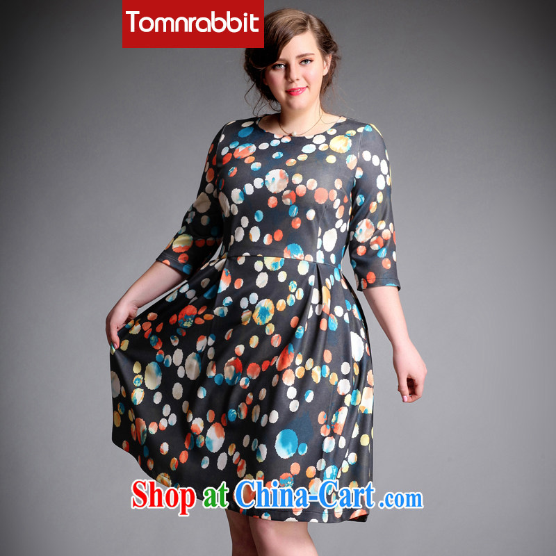 The Tomnrabbit Code women's clothing dresses new spring 2015, mm thick beauty graphics thin 5 100 cuff hem skirt picture color L