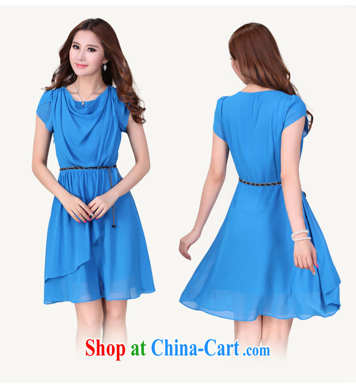 Constitution and clothing increased, female snow woven skirt 2015 thick sister summer new multi-layer snow woven skirts and elegant ladies dress thick mm leisure dress sky XL 3 150 - 165 Jack pictures, price, brand platters! Elections are good character, the national distribution, so why buy now enjoy more preferential! Health