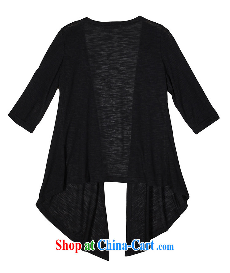 CONSTITUTION AND CLOTHING XL ladies cardigan 2015 spring new sunscreen clothing Air Conditioning T-shirt Han version small jacket shawl, long-sleeved thick MM the code set the T-shirt black 3 XL pictures, price, brand platters! Elections are good character, the national distribution, so why buy now enjoy more preferential! Health