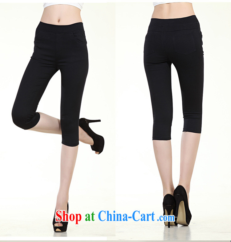 Philip, summer 2015 new Korean female leisure video thin color Elastic waist, cotton 7 pencil trousers castor pants candy color 8117 blue 3 XL pictures, price, brand platters! Elections are good character, the national distribution, so why buy now enjoy more preferential! Health