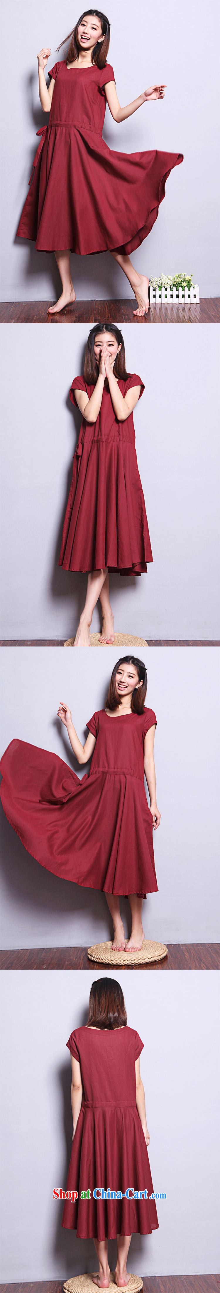 The Ju-Yee Nga summer girl, larger female fat sister, long cotton mA short-sleeve and FAT and FAT sister dresses YQ 9183 maroon XXL pictures, price, brand platters! Elections are good character, the national distribution, so why buy now enjoy more preferential! Health