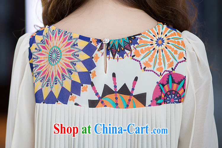 Lehman, lymalon, thick, thin. Summer 2015 new Korean version of the greater Code women cuff in irregular stamp snow woven shirts T-shirt 8033, white 4 XL pictures, price, brand platters! Elections are good character, the national distribution, so why buy now enjoy more preferential! Health