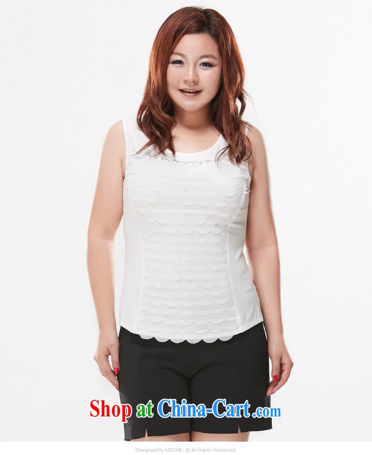 MsShe XL knitted vests 2015 new thick mm video thin beauty straps solid shirt 7036 white XL pictures, price, brand platters! Elections are good character, the national distribution, so why buy now enjoy more preferential! Health