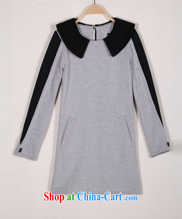 Thin (NOS)XL female thick beauty loose in the pocket longer dresses Y 21,531 gray 4 XL/180 Jack left and right pictures, price, brand platters! Elections are good character, the national distribution, so why buy now enjoy more preferential! Health
