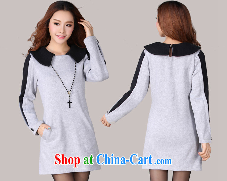 Thin (NOS)XL female thick beauty loose in the pocket longer dresses Y 21,531 gray 4 XL/180 Jack left and right pictures, price, brand platters! Elections are good character, the national distribution, so why buy now enjoy more preferential! Health