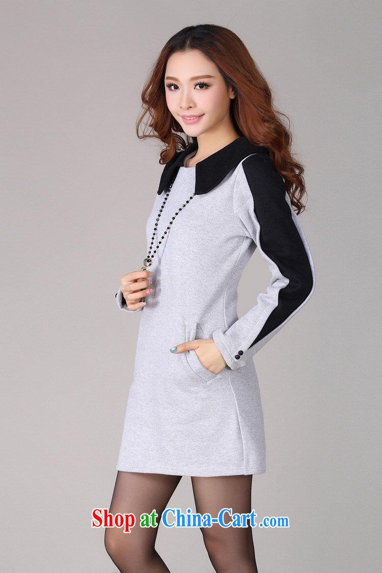 Thin (NOS)XL female thick beauty loose in the pocket longer dresses Y 21,531 gray 4 XL/180 Jack left and right pictures, price, brand platters! Elections are good character, the national distribution, so why buy now enjoy more preferential! Health