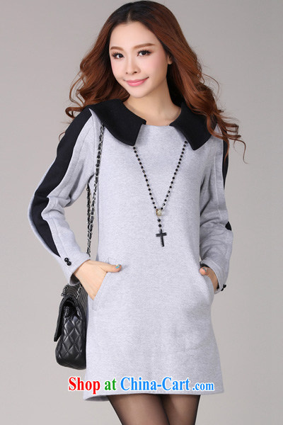 Thin (NOS)XL female thick beauty loose in the pocket longer dresses Y 21,531 gray 4 XL/180 Jack left and right pictures, price, brand platters! Elections are good character, the national distribution, so why buy now enjoy more preferential! Health