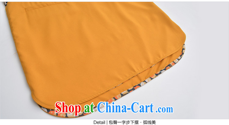 cheer for 2014 summer new, larger dresses 2048 orange 2 XL pictures, price, brand platters! Elections are good character, the national distribution, so why buy now enjoy more preferential! Health