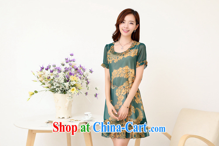 The Ju-Yee Nga summer larger female thick sister graphics thin floral floral short-sleeved snow woven dresses YJ 183 commercial toner XXXXL pictures, price, brand platters! Elections are good character, the national distribution, so why buy now enjoy more preferential! Health