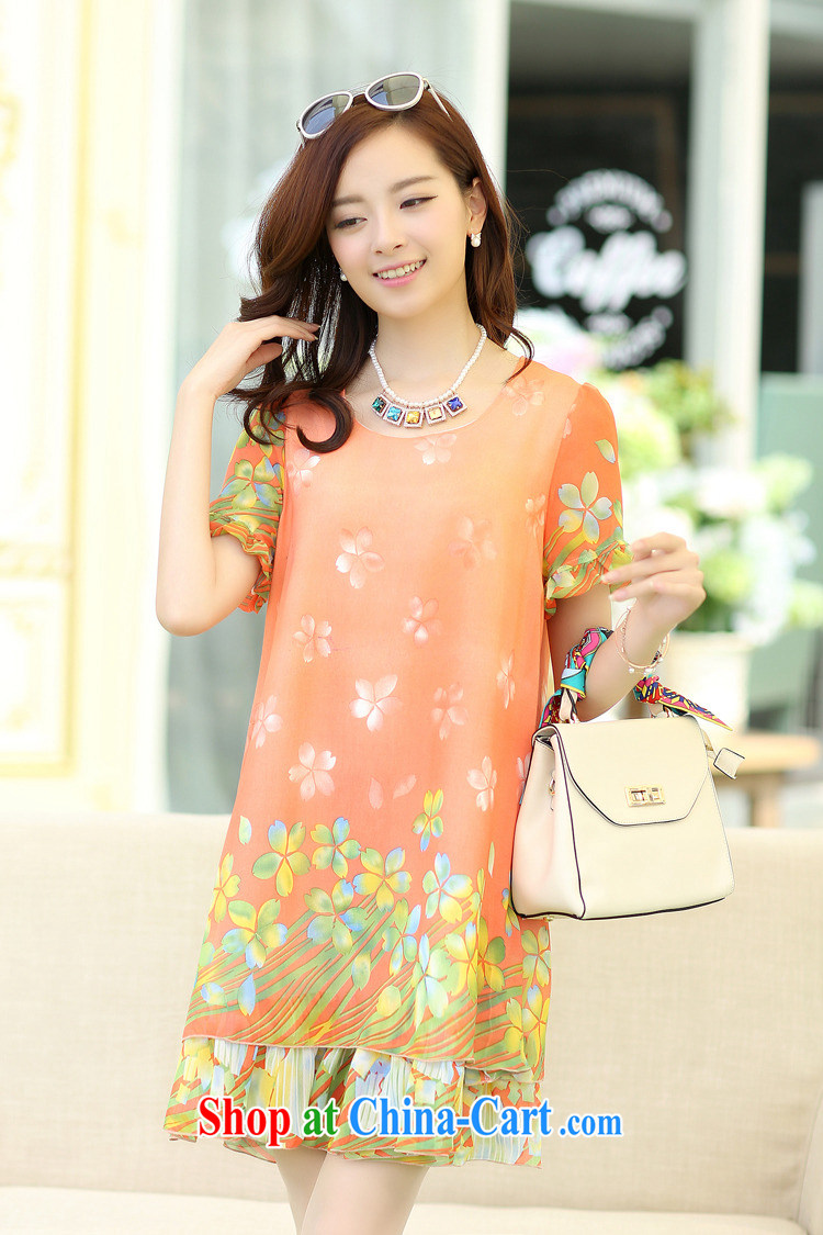 The Ju-Yee Nga summer larger female thick sister graphics thin floral floral short-sleeved snow woven dresses YJ 183 commercial toner XXXXL pictures, price, brand platters! Elections are good character, the national distribution, so why buy now enjoy more preferential! Health