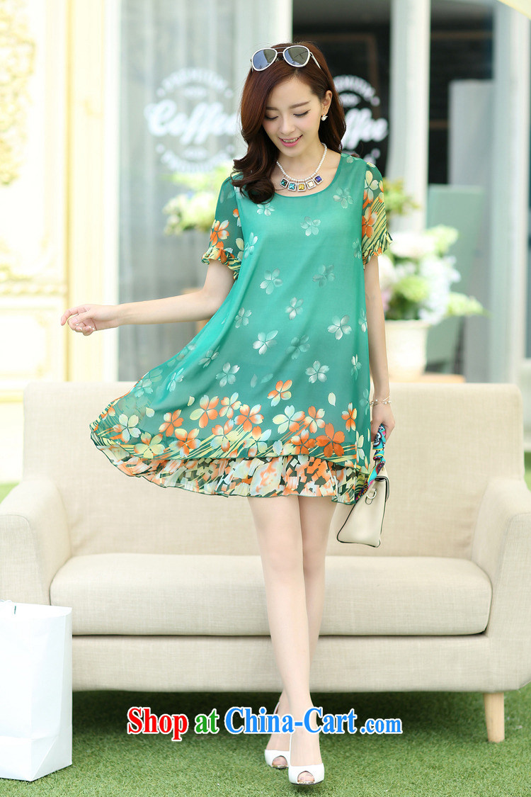 The Ju-Yee Nga summer larger female thick sister graphics thin floral floral short-sleeved snow woven dresses YJ 183 commercial toner XXXXL pictures, price, brand platters! Elections are good character, the national distribution, so why buy now enjoy more preferential! Health