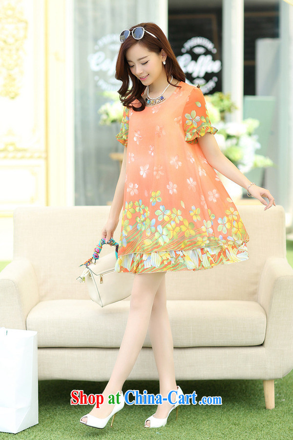 The Ju-Yee Nga summer larger female thick sister graphics thin floral floral short-sleeved snow woven dresses YJ 183 commercial toner XXXXL pictures, price, brand platters! Elections are good character, the national distribution, so why buy now enjoy more preferential! Health