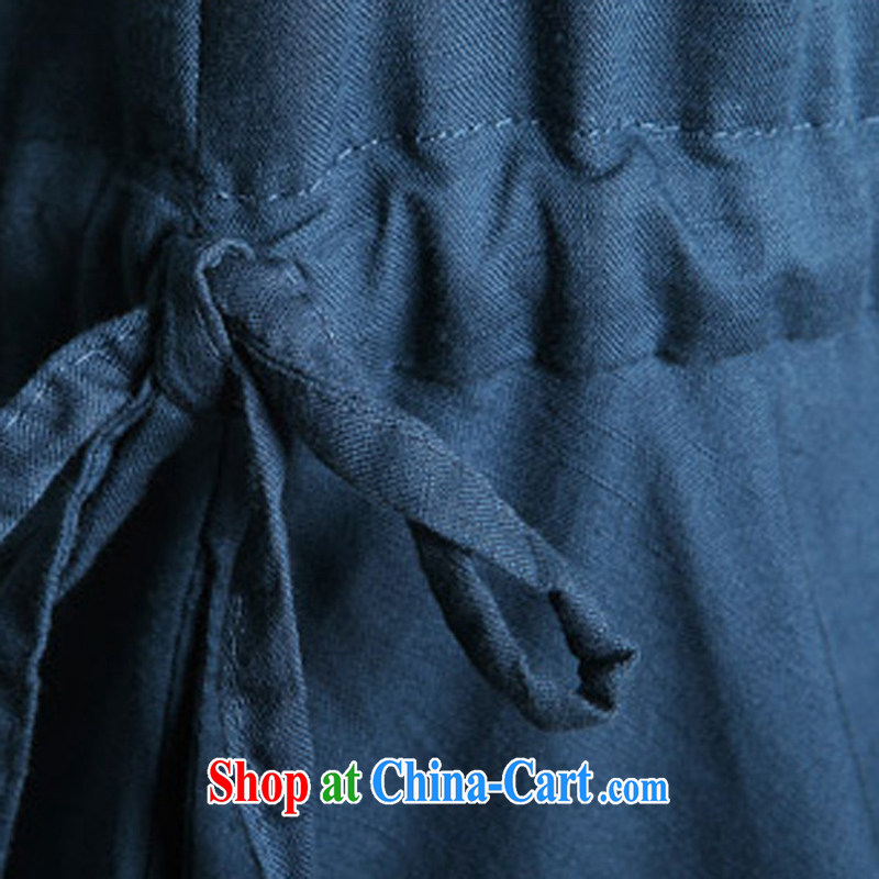 The Ju-Yee Nga summer wear large, female video thin skirt, short-sleeved cotton the dresses YQ 9583 rusty red XXL, Yu Yee Nga, shopping on the Internet