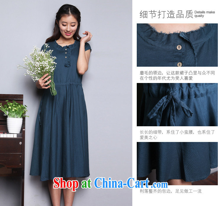 The Ju-Yee Nga summer the Code women's clothing graphics thin skirt, short-sleeved cotton the dresses YQ 9583 rusty red XXL pictures, price, brand platters! Elections are good character, the national distribution, so why buy now enjoy more preferential! Health