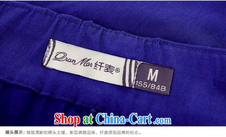 Slim, Mr Big, female 2014 summer new thick mm stylish solid color beauty 7 solid pants LW 001 Po blue XL pictures, price, brand platters! Elections are good character, the national distribution, so why buy now enjoy more preferential! Health