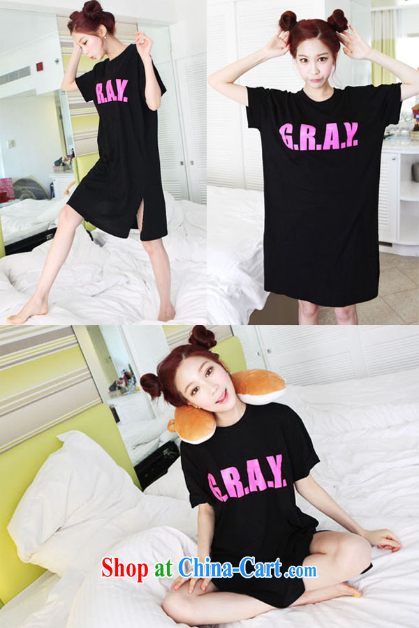 Simply stamp 2015 new large, loose, long, female letter short-sleeve shirt T girls cotton 837 black are code pictures, price, brand platters! Elections are good character, the national distribution, so why buy now enjoy more preferential! Health