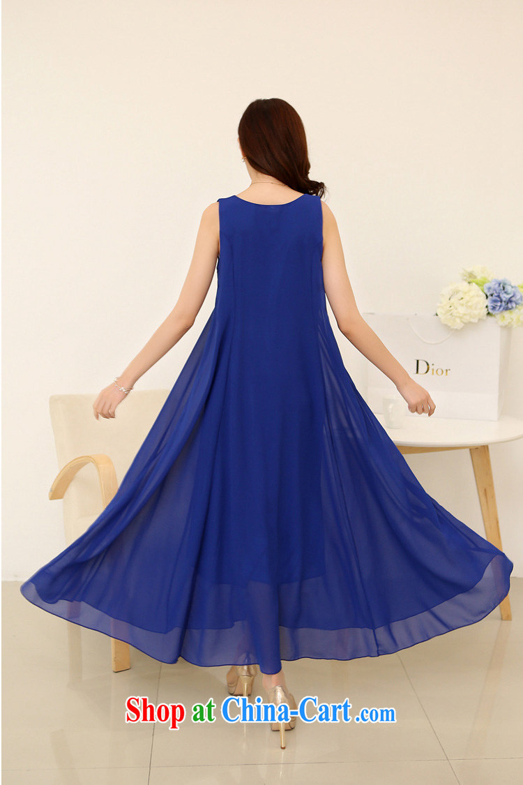 Pi-optimized Connie 2015 summer new king, female thick mm sleeveless ice woven dresses beauty graphics thin long vest skirt BW 2015 blue XXL recommendations 130 - 145 Jack pictures, price, brand platters! Elections are good character, the national distribution, so why buy now enjoy more preferential! Health