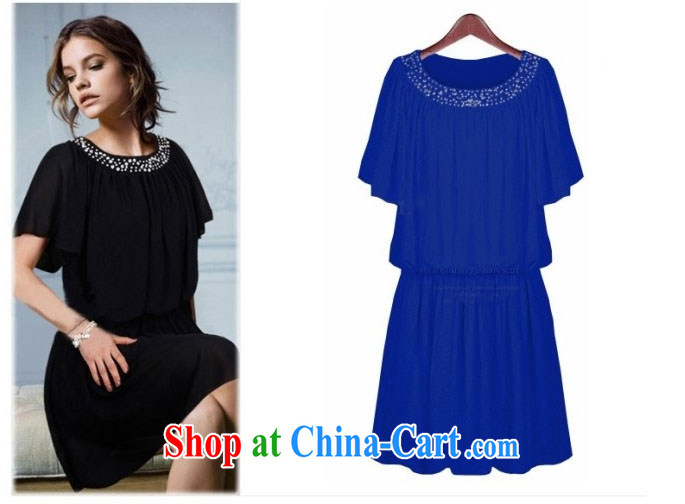 Mona, thick MM Europe and North America, the female King code bat short-sleeved video gaunt the Summer Snow, woven dresses 2107 black 5 XL pictures, price, brand platters! Elections are good character, the national distribution, so why buy now enjoy more preferential! Health
