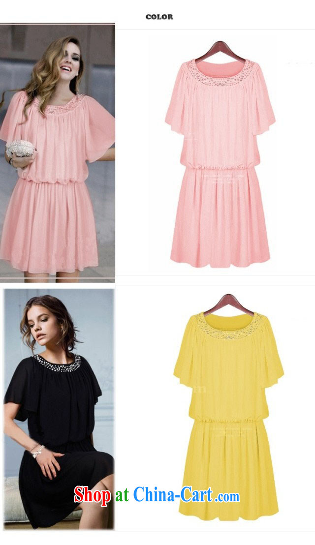 Mona, thick MM Europe and North America, the female King code bat short-sleeved video gaunt the Summer Snow, woven dresses 2107 black 5 XL pictures, price, brand platters! Elections are good character, the national distribution, so why buy now enjoy more preferential! Health