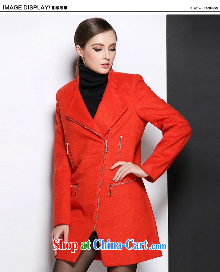 Tomnrabbit XL female Installed? The jacket 2014 winter clothing new V collar Solid Color beauty graphics thin thick MM wool overcoat? D grid 4 XL pictures, price, brand platters! Elections are good character, the national distribution, so why buy now enjoy more preferential! Health