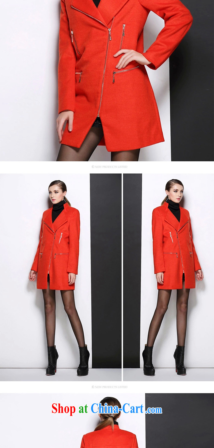 Tomnrabbit XL female Installed? The jacket 2014 winter clothing new V collar Solid Color beauty graphics thin thick MM wool overcoat? D grid 4 XL pictures, price, brand platters! Elections are good character, the national distribution, so why buy now enjoy more preferential! Health