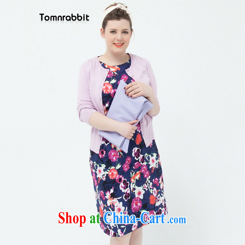 Tomnrabbit 2015 summer new products, ladies dress with a sleeveless further skirt skirts spend B 087 photo color 3XL