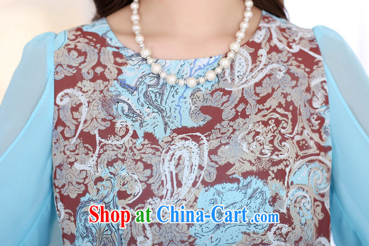 The ink marks summer 2015 new Korean king, female round-collar loose video thin bowtie 7 cuff stamp snow woven shirts thick sister does not rule out the T-shirt blue 4 XL pictures, price, brand platters! Elections are good character, the national distribution, so why buy now enjoy more preferential! Health