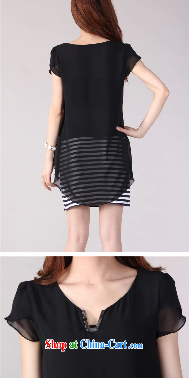In short, the summer will be new, thick MM larger Beauty Stripe graphics thin false Two-piece snow woven dresses L 8062 black 5 XL pictures, price, brand platters! Elections are good character, the national distribution, so why buy now enjoy more preferential! Health