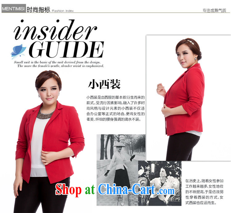 The Ting zhuangting fat people graphics thin 2015 spring new Korean version of the greater code female 7 sub-cuff career small suit jacket 5005 black 2 XL pictures, price, brand platters! Elections are good character, the national distribution, so why buy now enjoy more preferential! Health