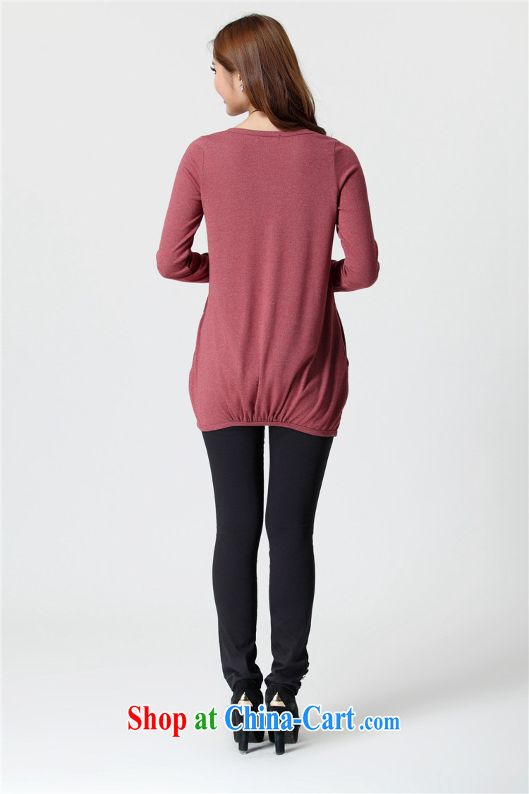 Thin (NOS), a large, female long T shirt pure cotton and the fat pregnant women with solid T-shirt T-shirt D 9601 maroon 4XL/plain 9 XL pictures, price, brand platters! Elections are good character, the national distribution, so why buy now enjoy more preferential! Health