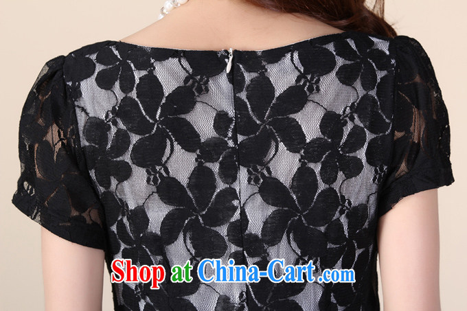 Loved summer new Korean short-sleeved video thin and thick XL women mm thick lace dresses 4113 white XL pictures, price, brand platters! Elections are good character, the national distribution, so why buy now enjoy more preferential! Health