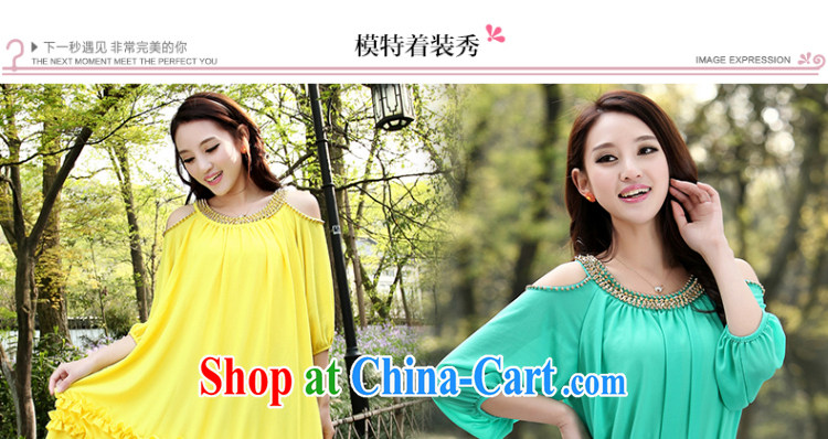 A test-ban 2015 summer new thick sister 100 ground Korean loose the fat XL leisure women snow woven dresses female blue-green 5 XL pictures, price, brand platters! Elections are good character, the national distribution, so why buy now enjoy more preferential! Health