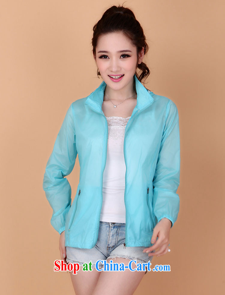 sea routes take new, larger jacket loose the code female windbreaker couples with couples jacket sunscreen shirts 2408 - 1 light blue 3 XL pictures, price, brand platters! Elections are good character, the national distribution, so why buy now enjoy more preferential! Health