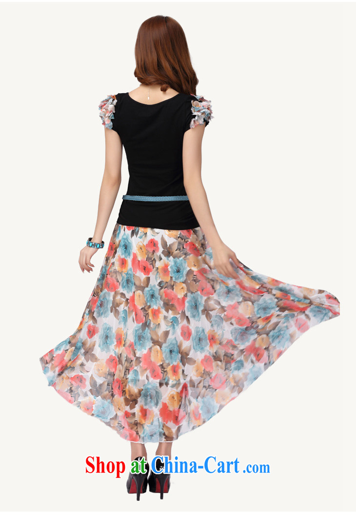 The delivery package mail -- 2014 new summer sweet two-piece floral snow woven skirts and ventricular hypertrophy, leisure Bohemia Beach Resort skirt black skirt XXXL approximately 155 - 175 Jack pictures, price, brand platters! Elections are good character, the national distribution, so why buy now enjoy more preferential! Health