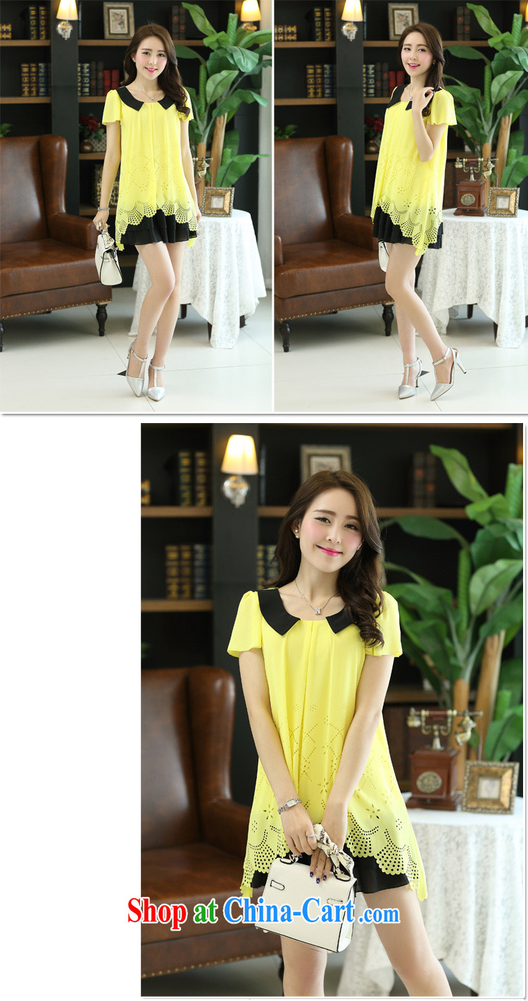 kam beauty 2014 new Korean dolls for biological Empty burning flower cultivation snow woven short-sleeved dresses J 5134 white XXXL pictures, price, brand platters! Elections are good character, the national distribution, so why buy now enjoy more preferential! Health