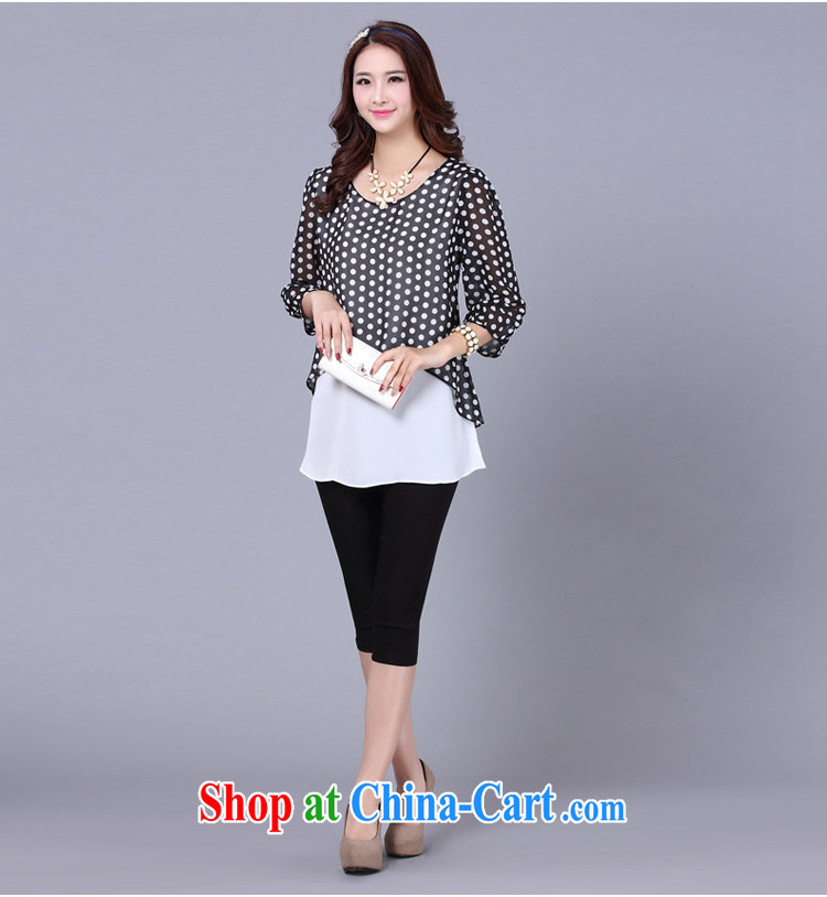 Ink marks 2015 spring and summer mm thick new Korea and indeed XL female wave, leave two in snow cuff woven shirts black 5 XL pictures, price, brand platters! Elections are good character, the national distribution, so why buy now enjoy more preferential! Health