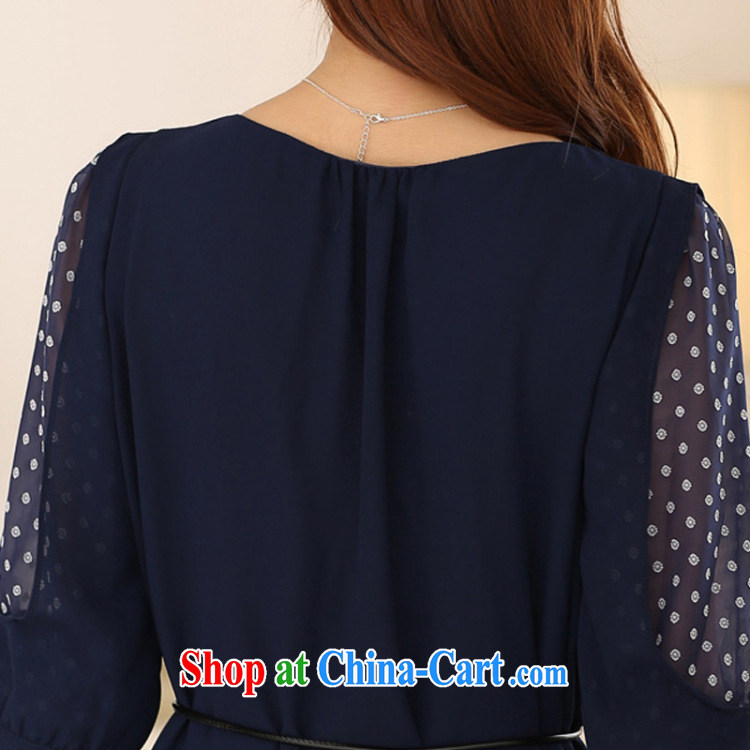The summer 2014 new Korean version the Code women in mounted on the cuff long loose snow woven shirts compensable lumbar twine SY 7036 blue XXXXL pictures, price, brand platters! Elections are good character, the national distribution, so why buy now enjoy more preferential! Health