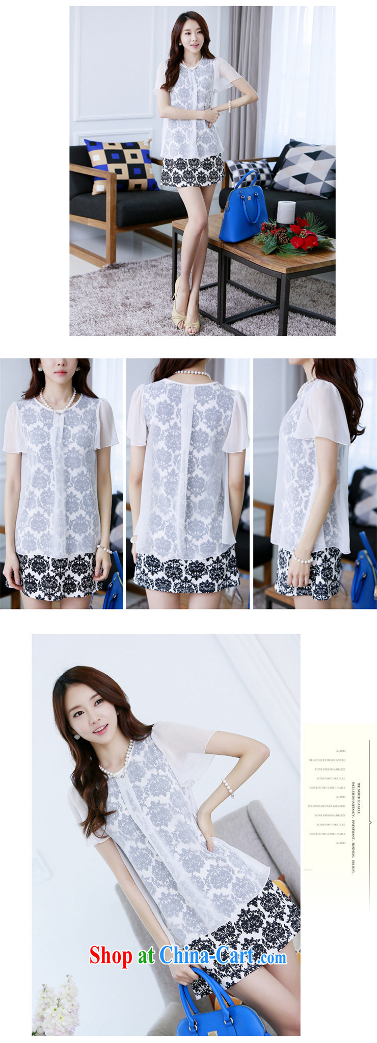 Wen Min 2014 new Korean version the code female graphics thin beauty leave two snow-woven dresses women 398 white XXXXL pictures, price, brand platters! Elections are good character, the national distribution, so why buy now enjoy more preferential! Health