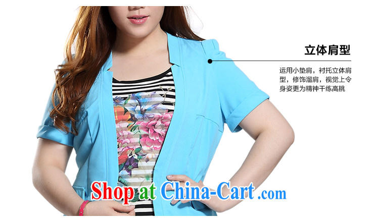 Slim Li-su summer 2014 new, larger female commuter 100 ground pure color V for cultivating short-sleeved jacket Q 3966 white XL pictures, price, brand platters! Elections are good character, the national distribution, so why buy now enjoy more preferential! Health