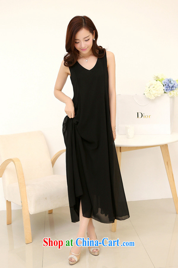 The US, the Bohemia, new summer XL female loose thick sister long skirt 4 XL snow woven dresses MJ 165 black XXXXL pictures, price, brand platters! Elections are good character, the national distribution, so why buy now enjoy more preferential! Health