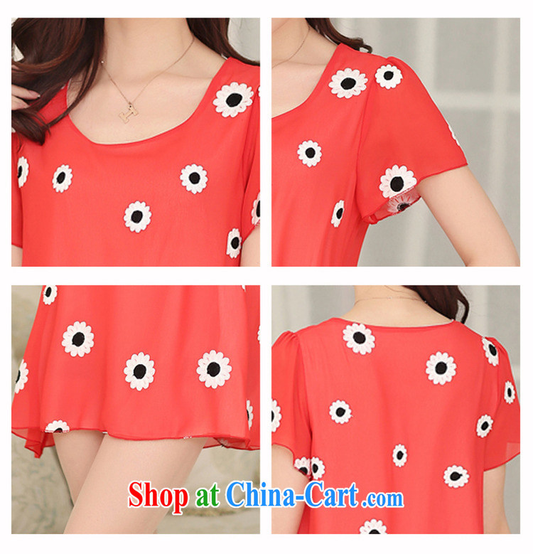 The US in the summer and indeed increase, female fat sister graphics thin loose snow woven embroidered short sleeve dresses MJ 069 black XXXL pictures, price, brand platters! Elections are good character, the national distribution, so why buy now enjoy more preferential! Health