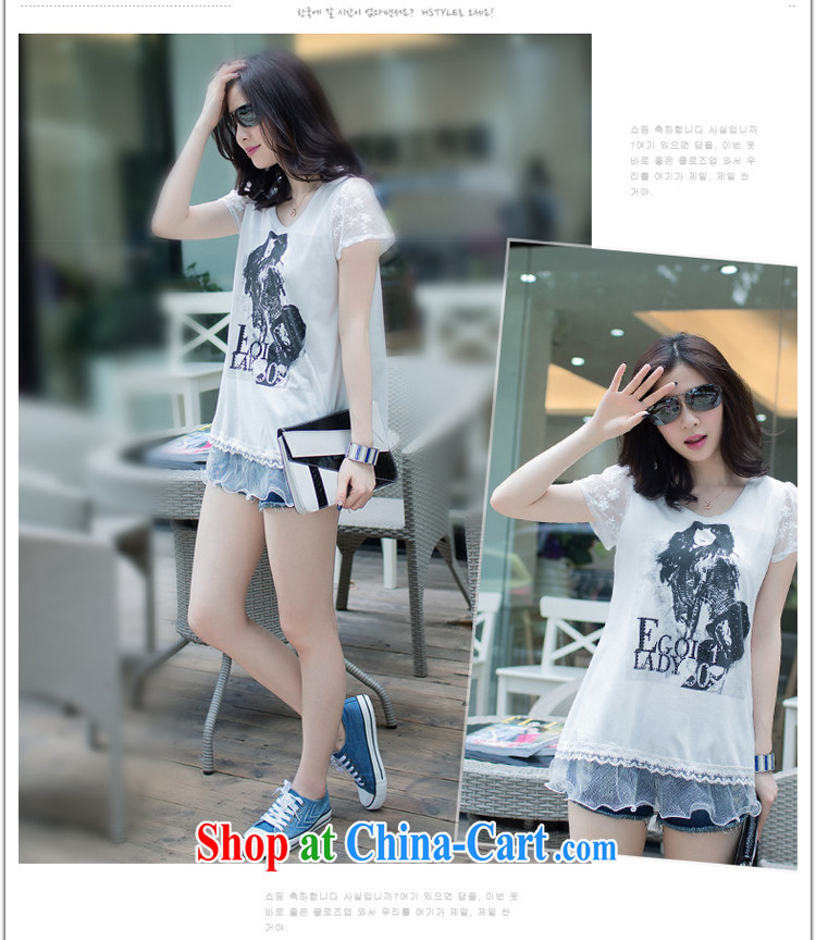 So, first year 2015 summer lace shirt graphics thin short-sleeved shirt T female M 1966 white XL pictures, price, brand platters! Elections are good character, the national distribution, so why buy now enjoy more preferential! Health
