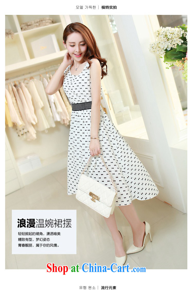 Mr Lai to slavery/Lislave summer 2015 new female Korean sleeveless stamp snow woven dresses skirt solid gq 935 white 2XL pictures, price, brand platters! Elections are good character, the national distribution, so why buy now enjoy more preferential! Health