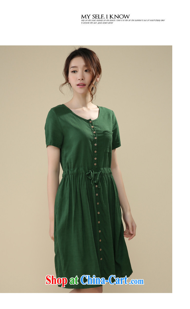 The Ju-Yee Nga summer new, larger female short-sleeve and indeed increase fat, Video thin cotton Ma short-sleeve dresses YS 26,086 wine red XXL pictures, price, brand platters! Elections are good character, the national distribution, so why buy now enjoy more preferential! Health