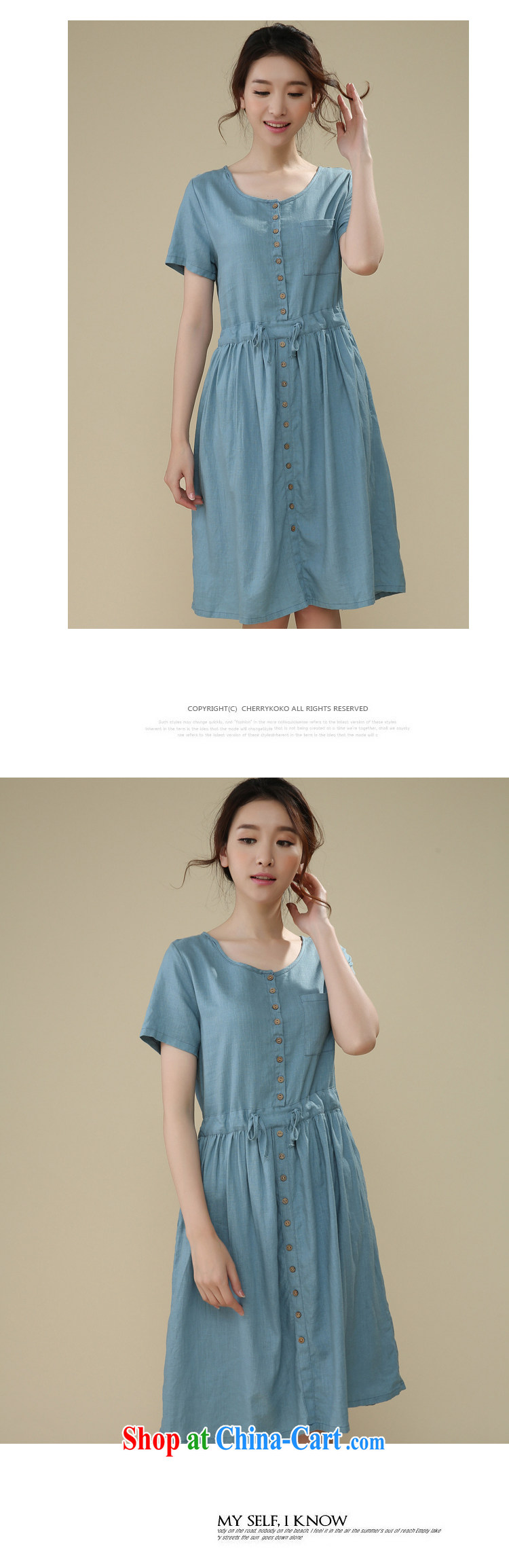 The Ju-Yee Nga summer new, larger female short-sleeve and indeed increase fat, Video thin cotton Ma short-sleeve dresses YS 26,086 wine red XXL pictures, price, brand platters! Elections are good character, the national distribution, so why buy now enjoy more preferential! Health