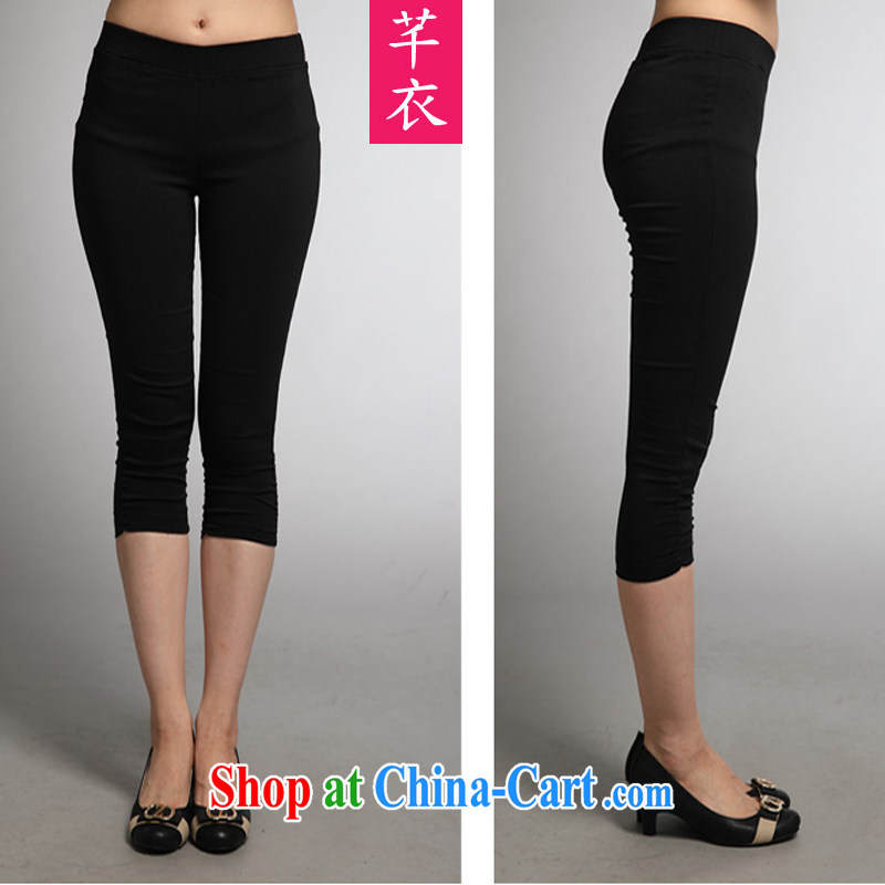 CONSTITUTION AND CLOTHING XL female solid Trouser press 2015 new elastic solid pants thick mm female 7 pants 100 cultivating ground reference and the wrinkles Korean pencil pants black stretch 2 XL, constitution, and shopping on the Internet