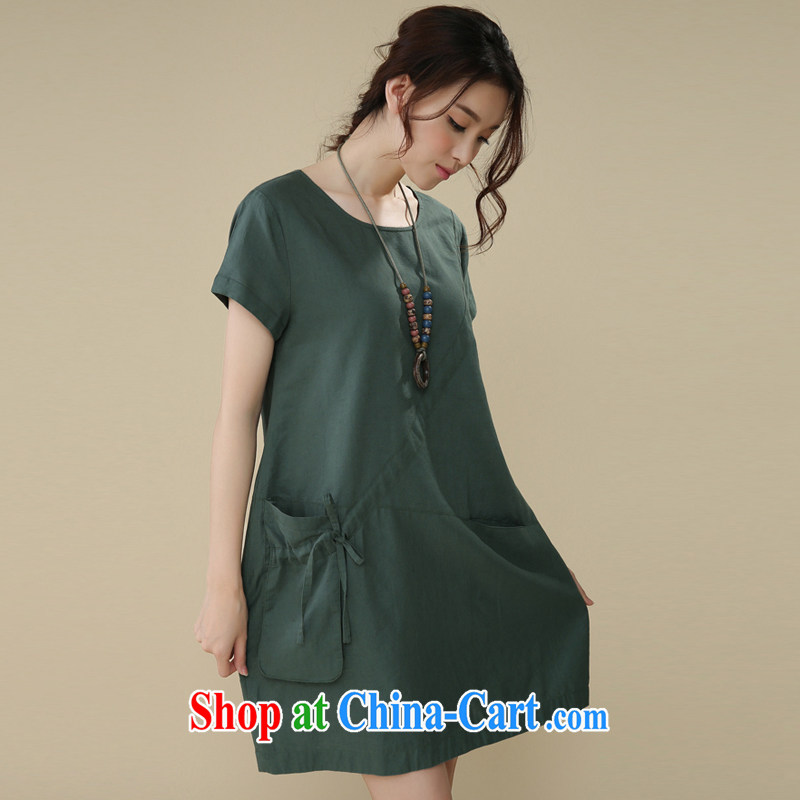 The Ju-Yee Nga summer is the girl with thick sister graphics thin, Korean short-sleeved cotton the dresses YS 26,180 red XXL, Yu Yee Nga, shopping on the Internet
